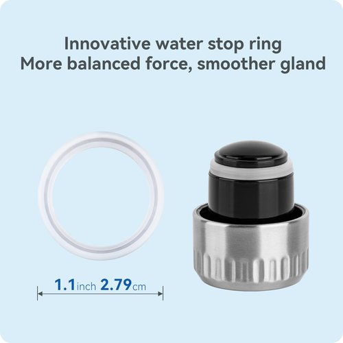 Prurex 4 Pack Silicone Sealing Rings for BJPKPK,Koodee 9oz,12oz,17oz Cola Shape Water Bottle Lid,Replacement Gaskets,Water Bottle Lids Accessories