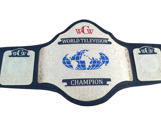 AA Tentaclus Nessa WCW World Television Championship Belt | WCW World Heavyweight Television Wrestling Replica Title Belt 2mm
