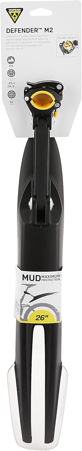 Topeak DeFender M1 or M2, Front or Rear Fender, for 26" Bikes