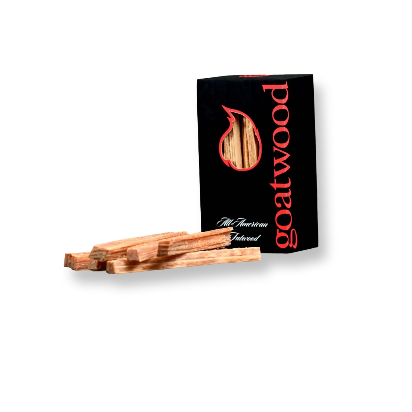 GOATWOOD, All-American Fatwood Firestarter Sticks 2 lb Box: Camping Essentials,Fire Pit,Campfires Wood Stove,Fireplaces,Bonfires,Solo Stoves,Pizza Oven.Start fire with 1-2 Sticks.Made in USA
