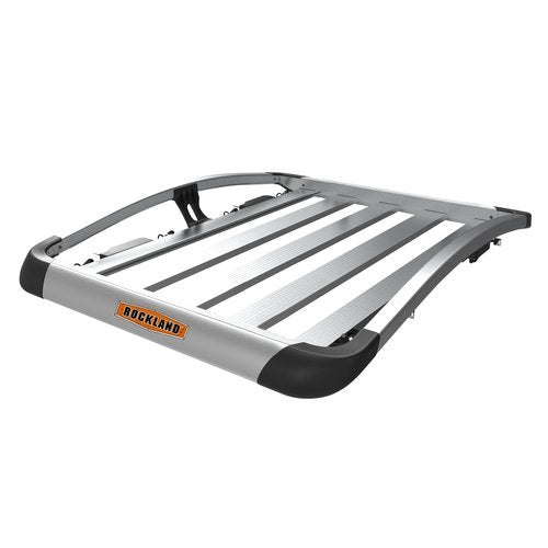 Rockland Anti-Rust Aluminum Roof Basket 200 lbs. Capacity, 49" x 38" x 5", Lightweight and Durable, Universal Rooftop Cargo Carrier