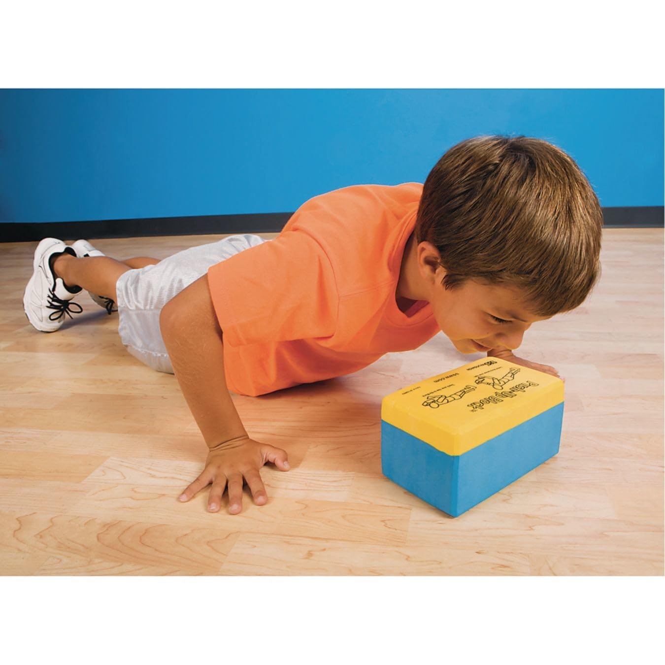 Foam Push-Up Block for Exercise - 8” x 5” x 4.25” - S&S Worldwide Fitness Gear