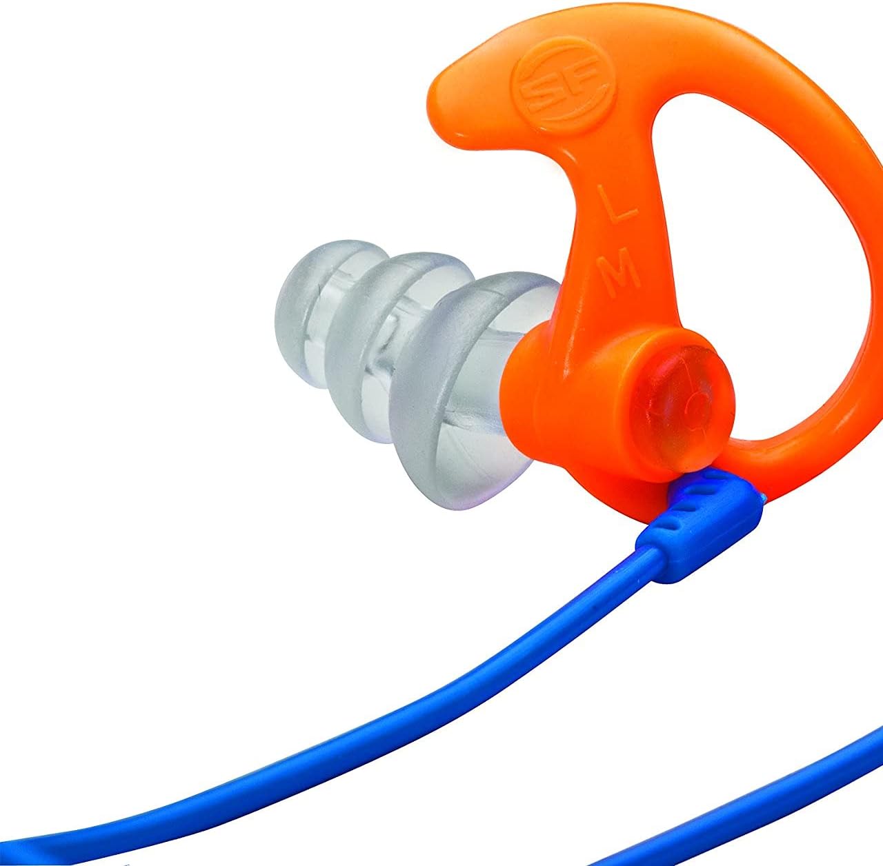 SureFire EP5 Sonic Defenders Max Full-Block Earplugs, triple flanged design, reusable