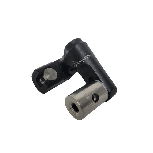 Southland Archery Supply Aluminum Bow Stabilizer V-Bar Mount with Side Bar Quick Disconnects and Micro Adjustments for Olympic Recurve Bow or Target Compound Bow (Single Side)