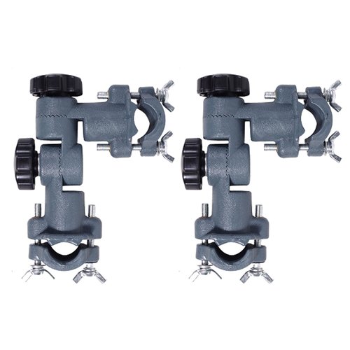 Ragyzity Strong Umbrella Bracket - 360 Degree Rotation, Lures Dish/Flashlight Holder for Fishing, Tank, Chair (2pcs)