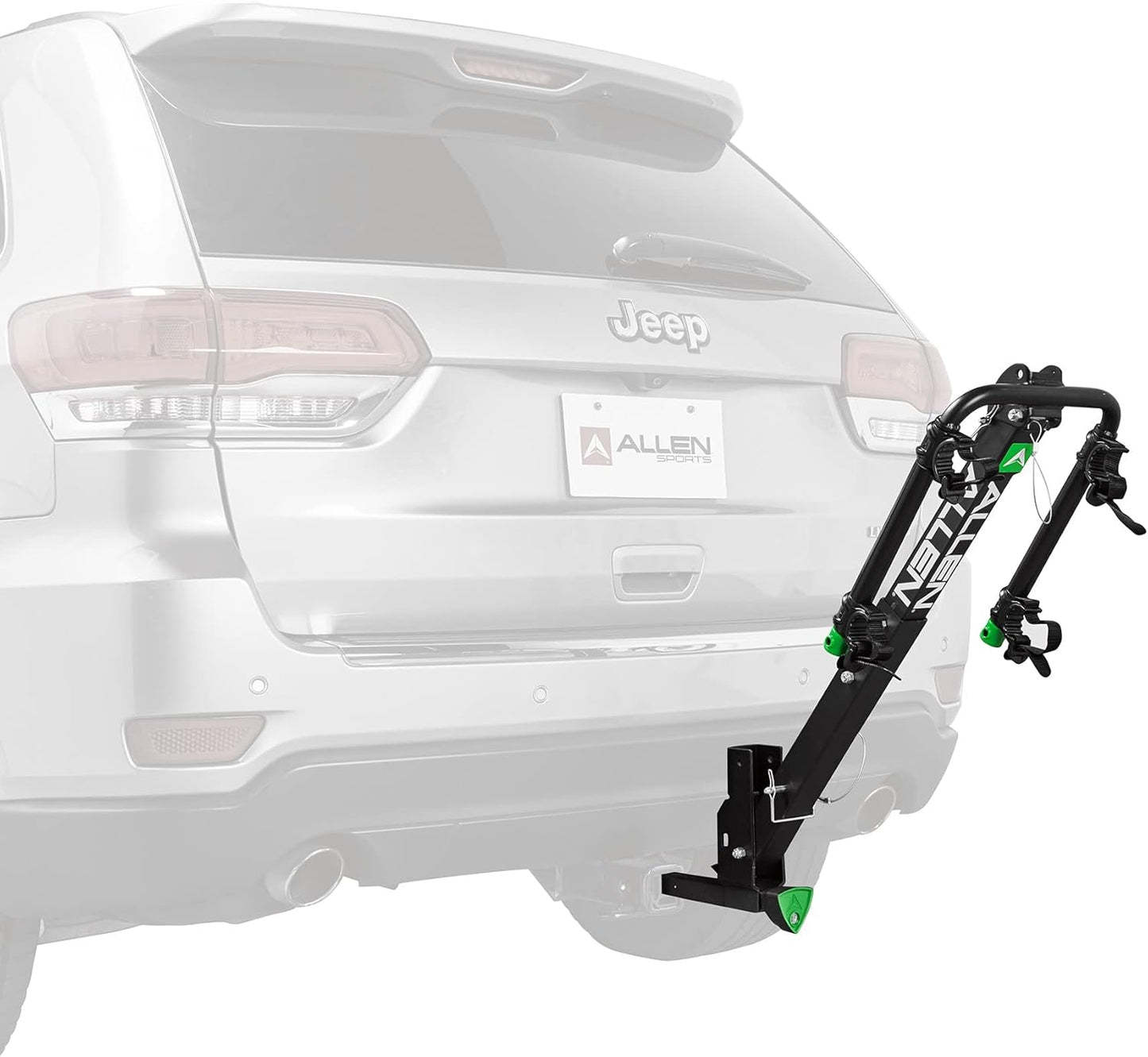 Allen Sports Deluxe 2-Bike Hitch Mount Rack , Silver/Black (522RR)