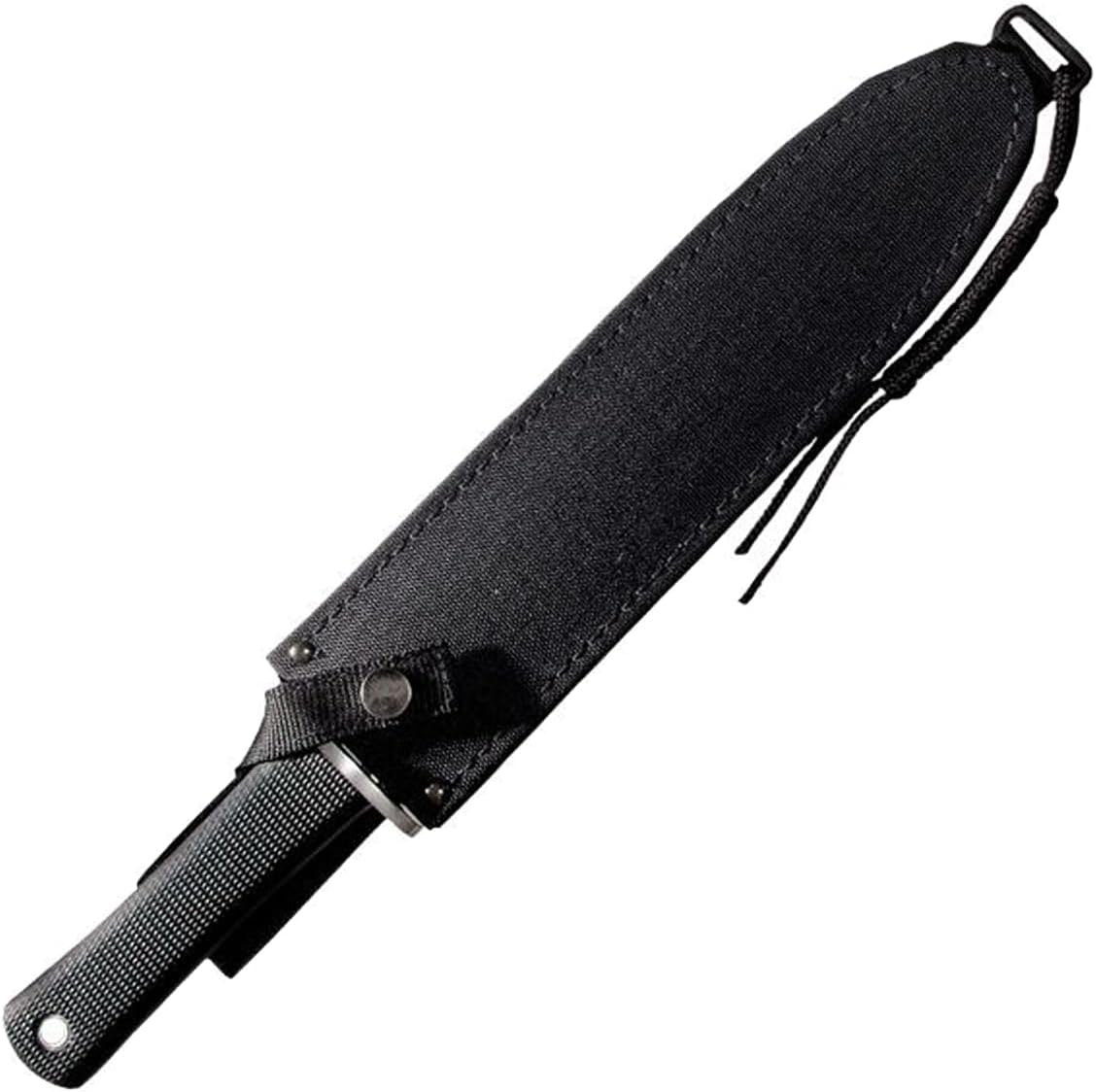 Cold Steel Trail Master 9.5" VG1 San Mai III Clip-Point Blade 5.125" Kray-Ex Handle Tactical Fixed Blade Knife w/Secure-Ex Sheath