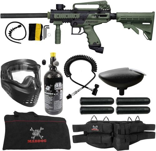 Maddog Tippmann Cronus Tactical Specialist Paintball Gun Marker Starter Package