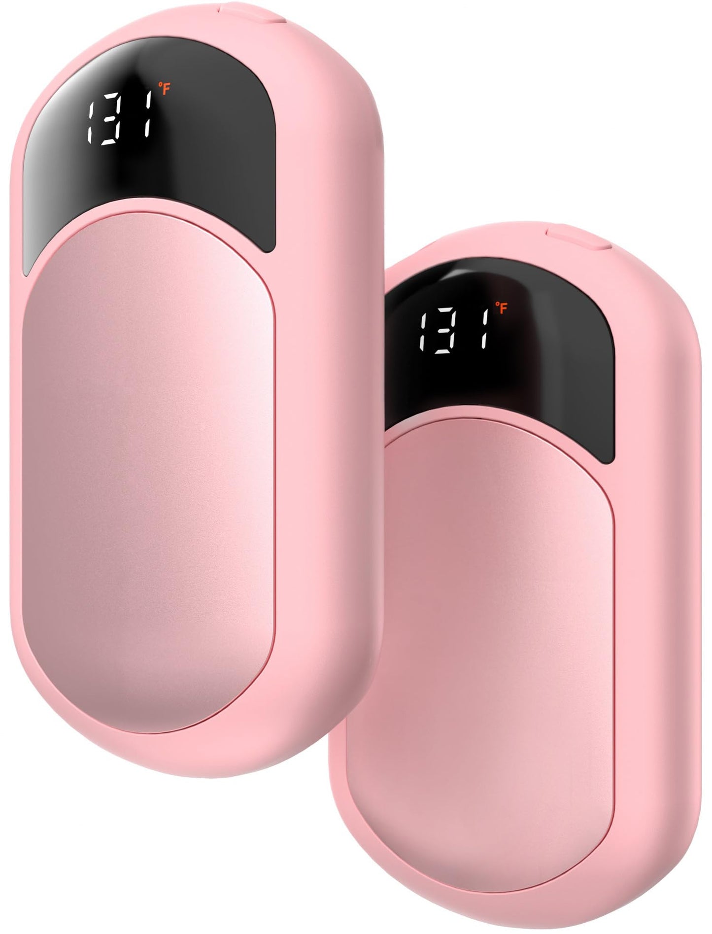 Hand Warmers Rechargeable, 3 Heat Levels (104–131°F) with AI Temp & Battery Display, Pocket Electric Hand Warmers, Fast Heating, Fits in Gloves, Gifts for Women & Men