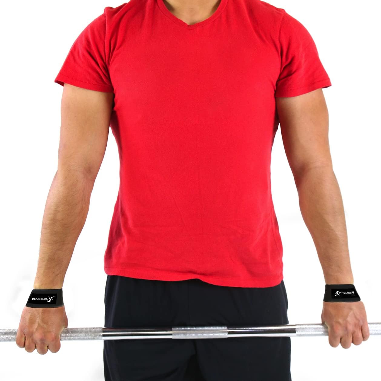 ProsourceFit Pair of Weight Lifting Straps for Men and Women, Adjustable Cotton Straps for Improved Grip, Beige