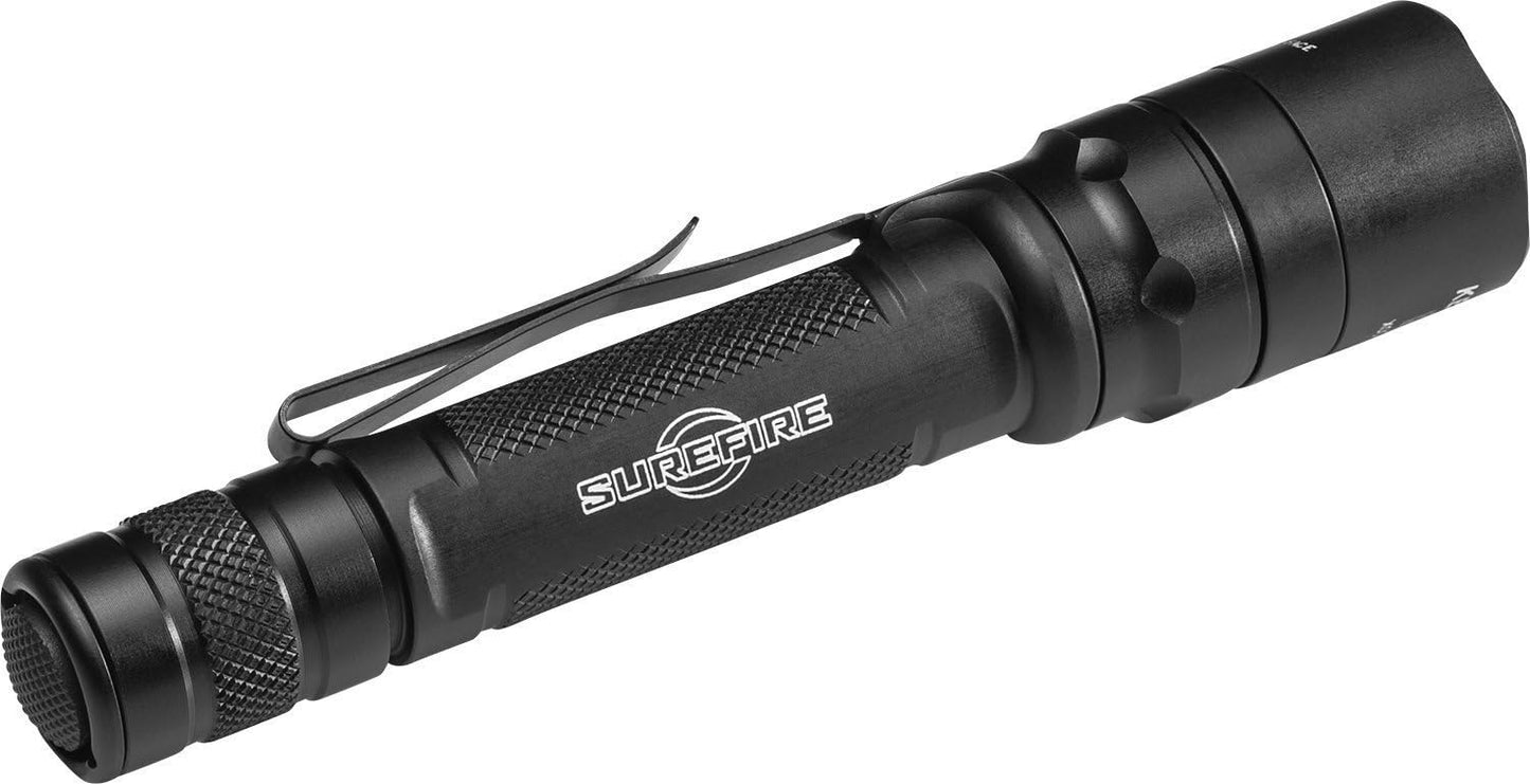 SureFire EDCL2-T 1200 Lumen Tactical EDC Flashlight Bundle with 12 Extra Surefire CR123 Batteries and 3 Lightjunction Battery Cases