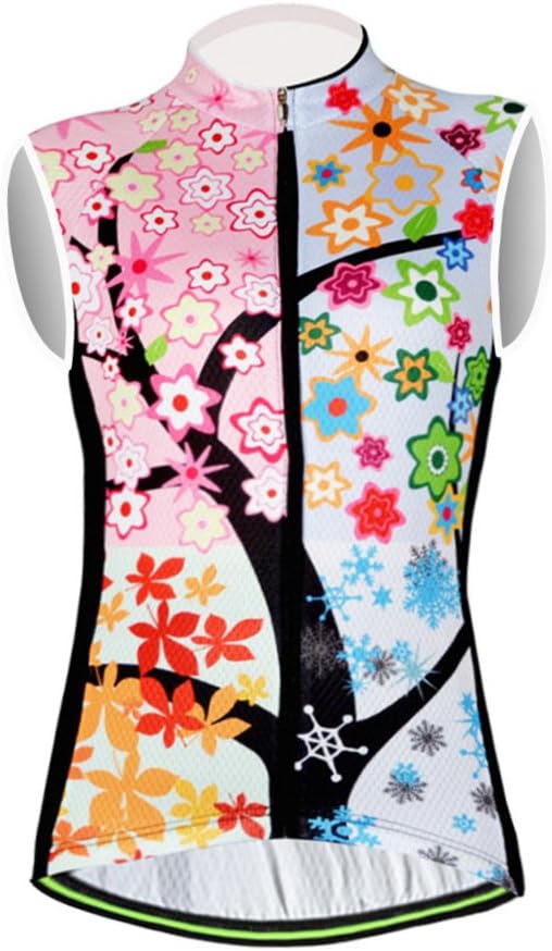 Aogda Sleeveless Cycling Jerseys Women Bike Tops Team Biking Shirts Bicycle Vests Clothing