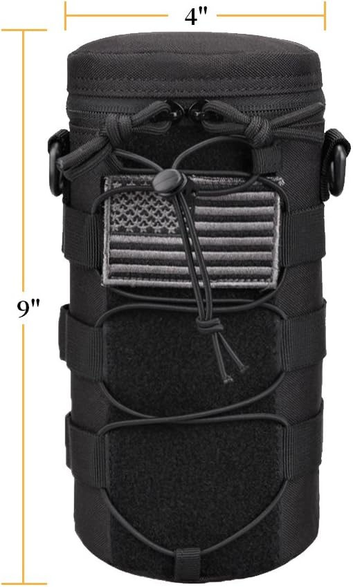 AMYIPO Water Bottle Pouch Molle Tactical Holder Storage Bag for 32oz Carrier