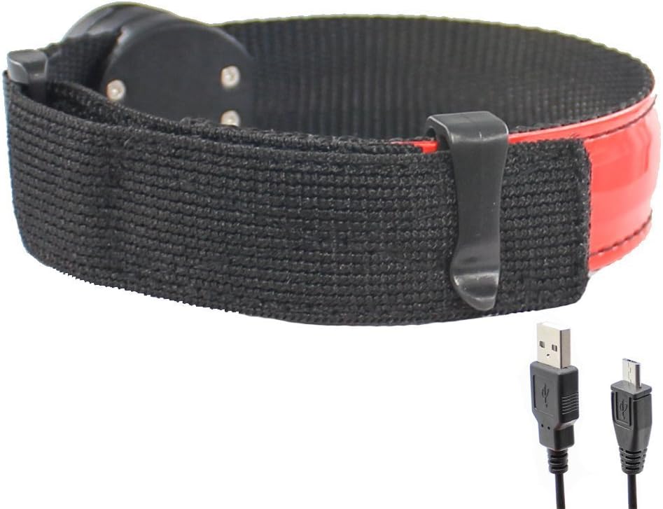 Glovion Reflective Running Gear LED Armband Rechargeable