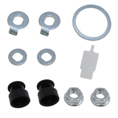Meuey Lyot M12 Washer Gasket and nut Cap Bicycle Safety Gasket Electric Bicycle axle nut Suitable for 250W, 350W, 500W, 750W Electric Bicycle Motor Accessories 1 Set
