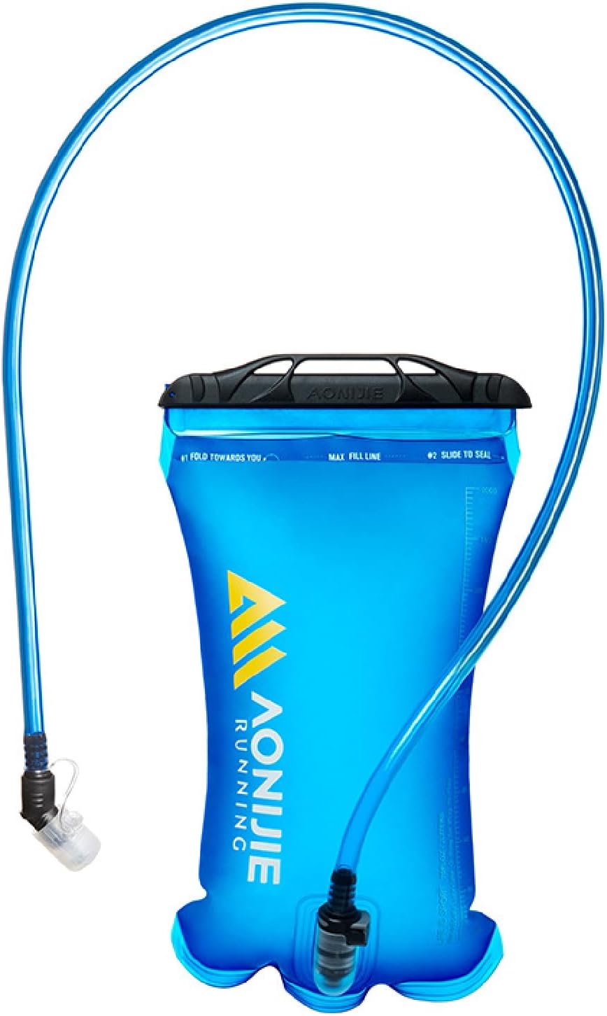 JEELAD TPU Hydration Bladder Water Bladder Ultra-Durable Water Storage Bladder for Hydration Backpacks Outdoor Hiking Running Cycling Camping Climbing