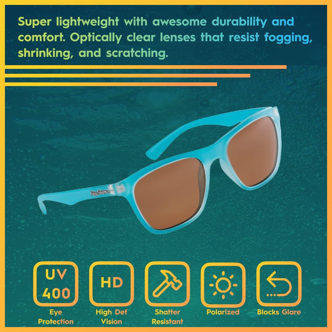 Flying Fisherman Fowey Polarized Sunglasses with AcuTint UV Blocker for Fishing and Outdoor Sports