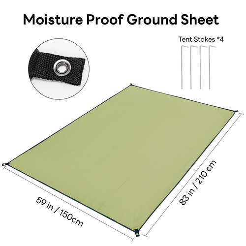 B2Jiu Down Camping Blanket Packable, Lightweight Puffy Blanket with Ground Sheet Waterproof Windproof Warm Outdoor Travel Quilt for Hammock, Hiking, Backpacking, Sleeping, Picnic, Beach