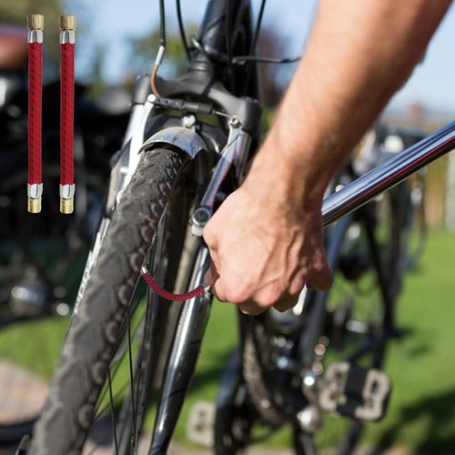 DaKuan 26-Piece Brass Bike Valve Adapter Kit | Heavy-Duty Presta to Schrader Converter with Air Hose Nozzles | Universal for Bicycle Pumps, Motorcycles, Air Mattresses & Sports Balls