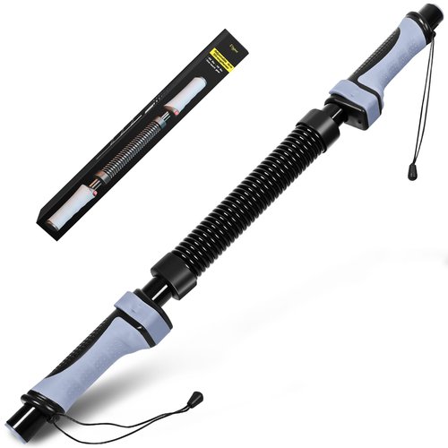 Power Twister Straight Bar - Upper Body Exercise Equipment for Chest, Shoulders, Biceps, Arms & Forearm Strengthening | Home Gym & Fitness Training Gear | Durable Workout Tool by Utypee