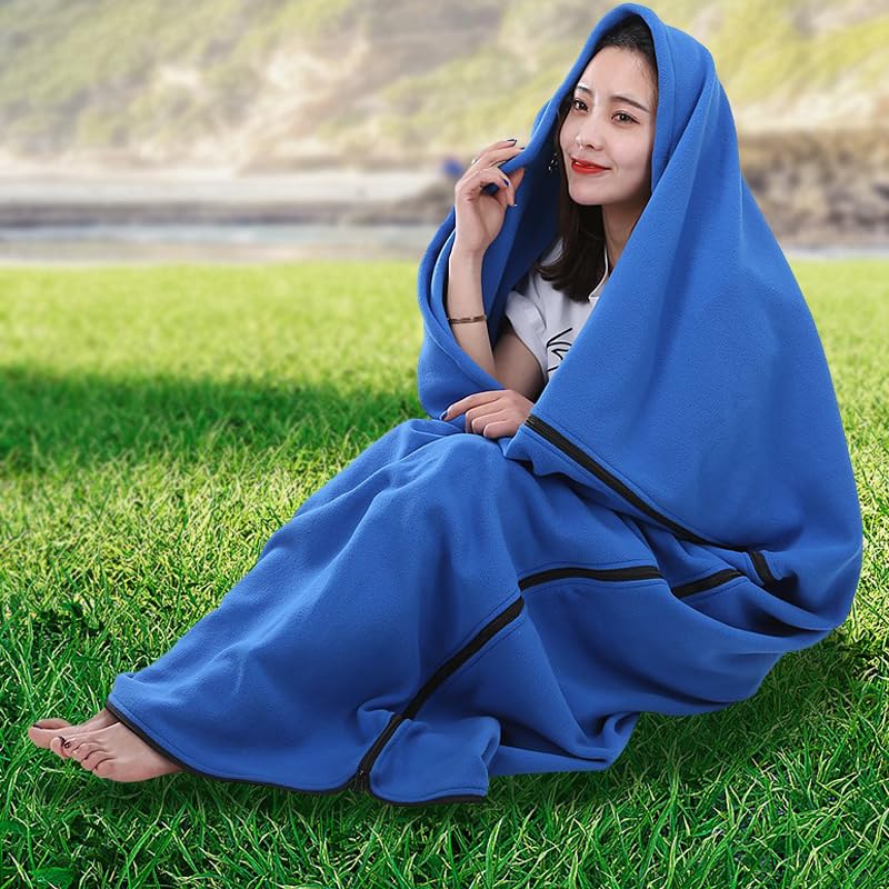 Fleece Sleeping Bag Liner Sleeping Blanket Sheet Lightweight Travel Outdoor Indoor Camping Warm Summer ‎Flannel