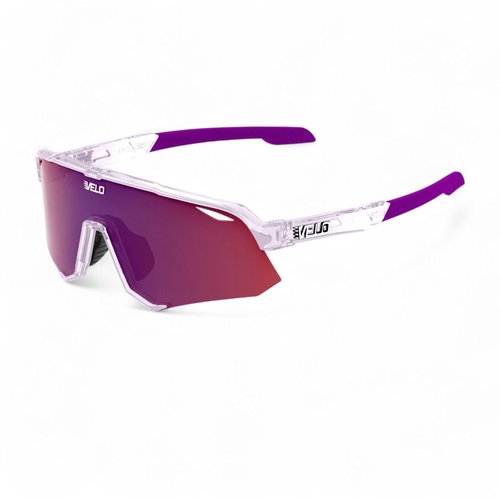 VELO Shades Cutter 2X1 – Phantom – Baseball/Softball Sunglasses – By Jax at The Bullpen Training (Purple, Large Adult)