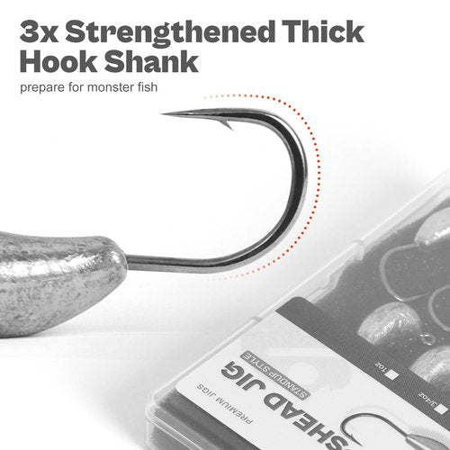 Sheepshead Jigs, Standup Style Jigheads with 4~10PCs, 3X Strengthened Hook Equipped with 1/2oz for Saltwater Fishing