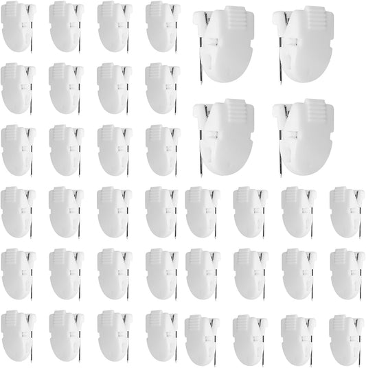 Cubicle Clips Fabric Panel Wall Clips Cubicle Pins Hooks Fabric Panel Cubicle Accessories Office Clips for Hanging Photos Notes, Memos, Messages (40)