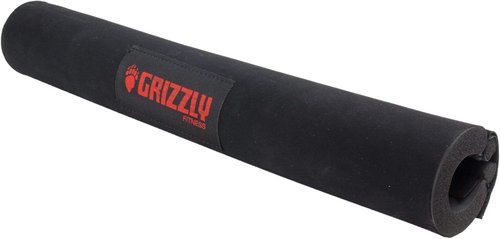 Grizzly Fitness 15" Premium Bar Pad for Weight Lifting (One Size) , Black