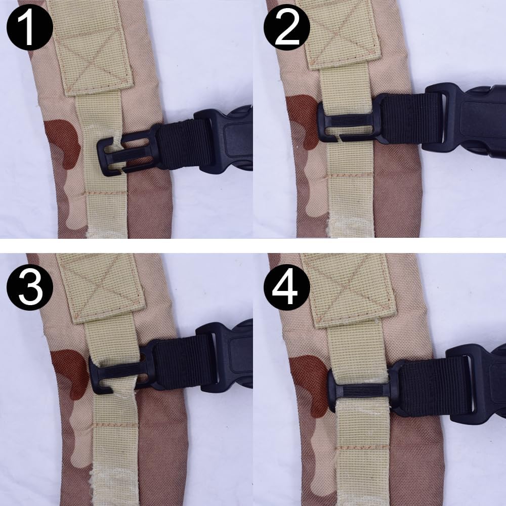 YYST Sternum Strap Backpack Chest Harness for Backpack with 20MM or 25MM Webbing