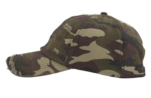 TSSGBL100% Cotton Camouflage Distressed Baseabll Cap Ripped Vintage Dad Hat Adjustable Low Profile Headwear Ball Caps for Women Men Army Tactical Camo