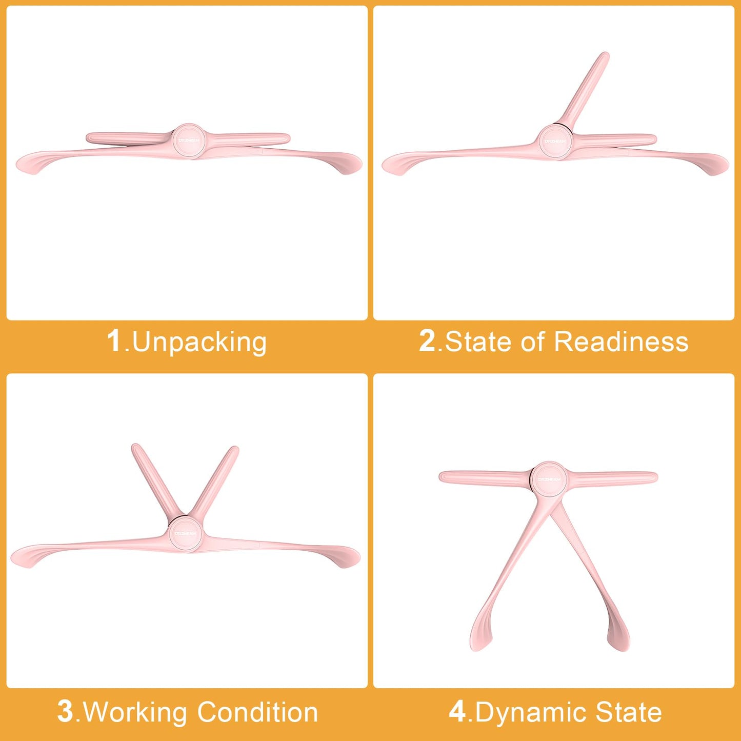 Arm Workout Equipment for Women, Arm and Back Fat Slimmer Workout, Chest and Upper Shoulder Workout, Arm Strengthener Work from Home Fitness (Pink)