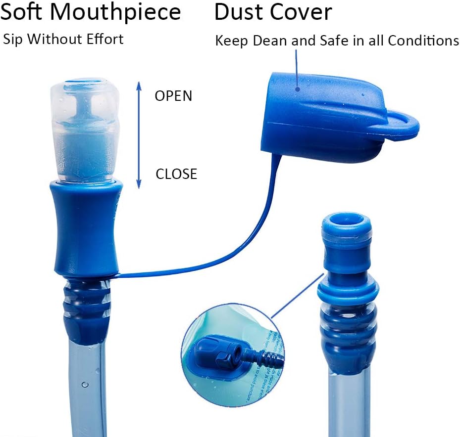 Outdoor Hydration Bladder, 2 Liter Leak Proof Water Bladder, Water Reservoir for Hydration Pack