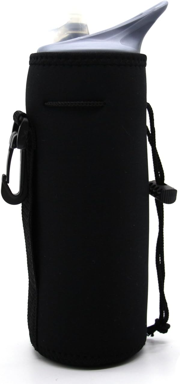 Water Bottle Sleeve Carrier for 22 oz/550 ml Glass Bottles, Great for Stainless Steel & Plastic, Sport & Energy Drinks