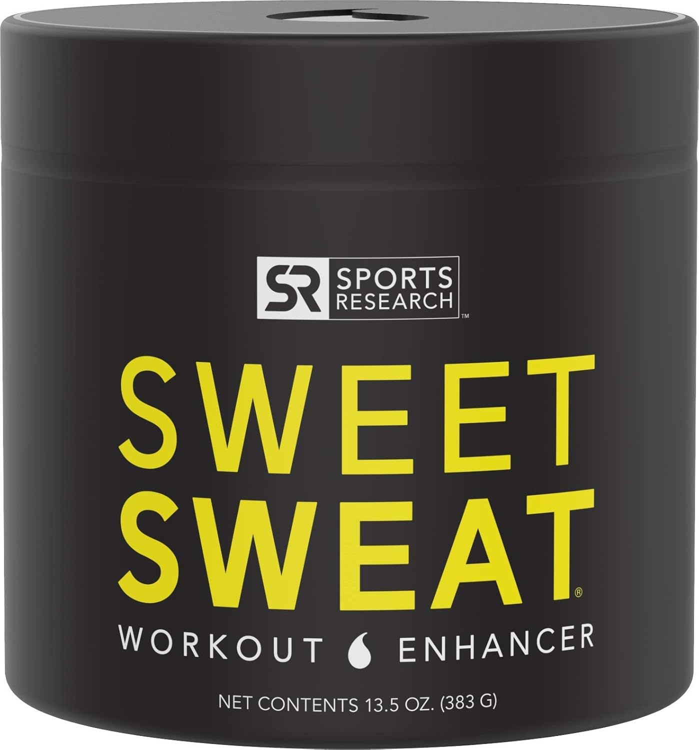 Sports Research® Sweet Sweat Unscented 'Workout Enhancer' Gel - Maximize Your Exercise & Sweat Faster - 13.5oz Jar