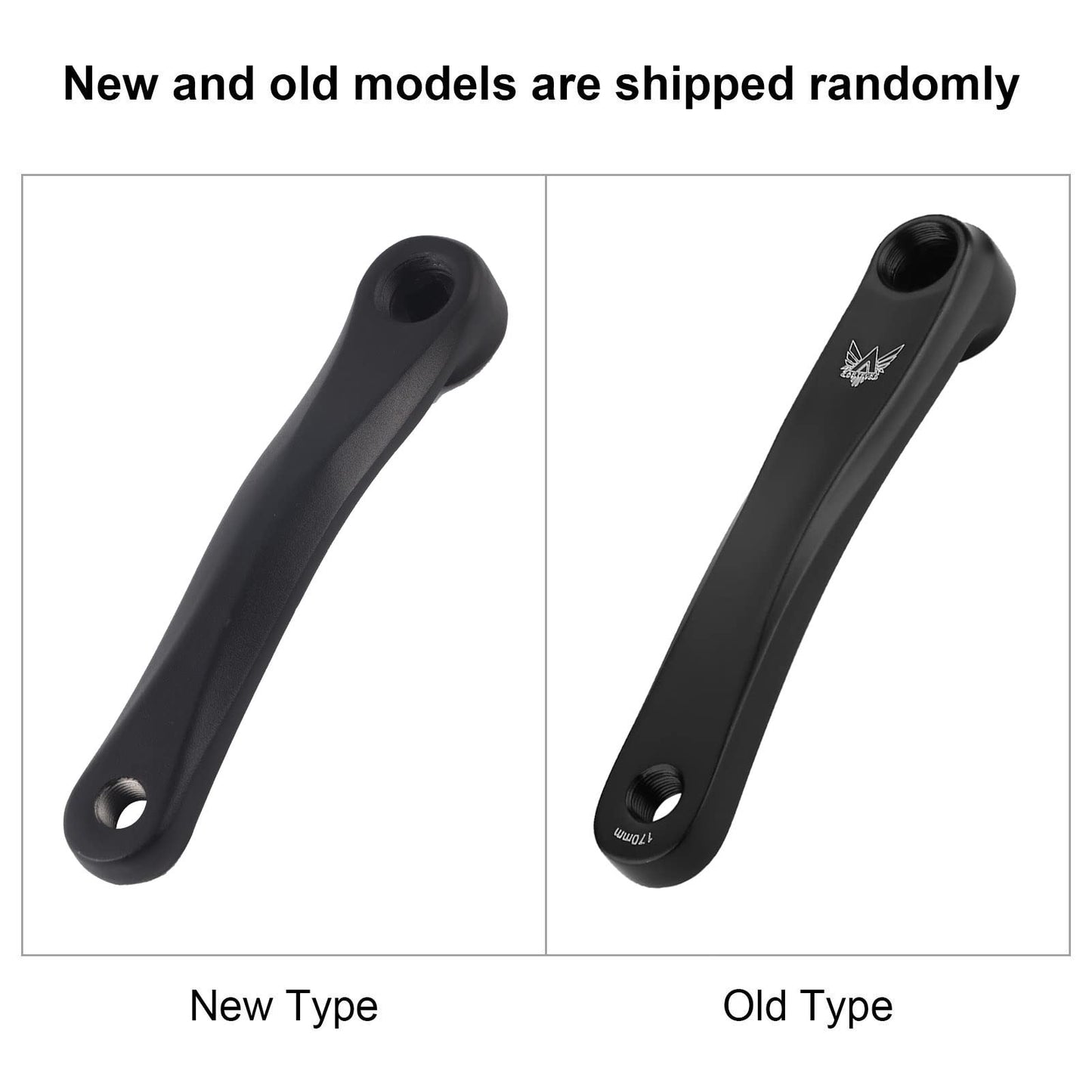 Honio Bike Crank Arm, High Strength Deformation Resistance Bike Left Crank Arm, for Many Bike Models Bike Accessory Bike Repair Replacement Accessory (Diamond Hole)