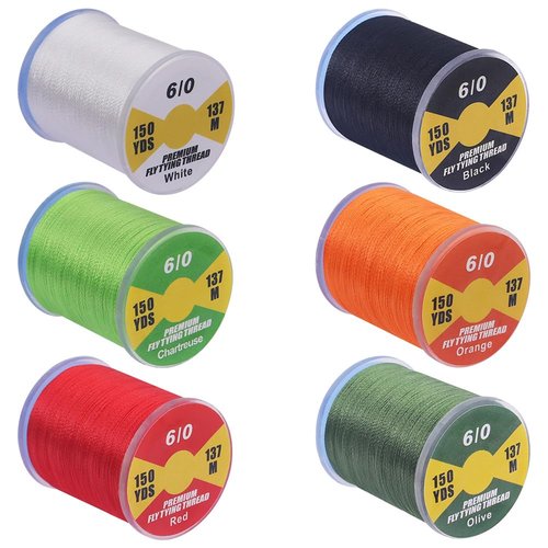 Fly-Tying-Thread-Assortment-6/0-3/0 210 Fly Tying Line Supplies Fly Fishing Materials kit