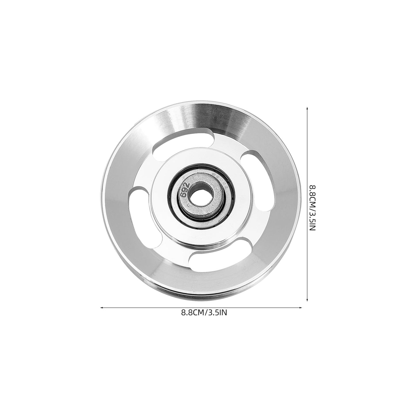 Exercise Pulley Replaceable: 10 Pcs Gym Pulley, Lifting Pulley Wheel Pully Pulley System Wheel Pulley Gym Wear Resistant Fitness Equipment Aluminum Alloy Cable