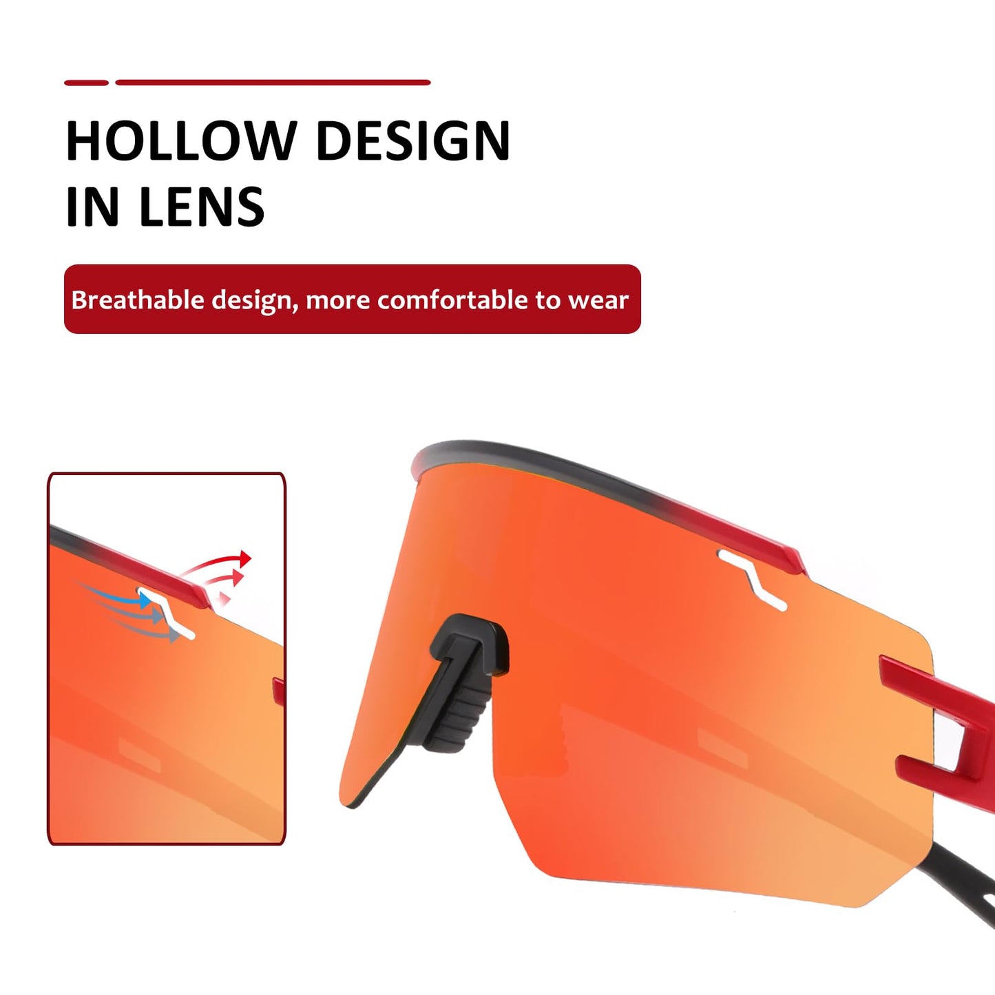 HIYAPATY Youth Baseball Sunglasses 8-12 Sports Sunglasses Lightweight TR90 Frame UV400 Suitable for Cycling Running Skateboarding Parkour