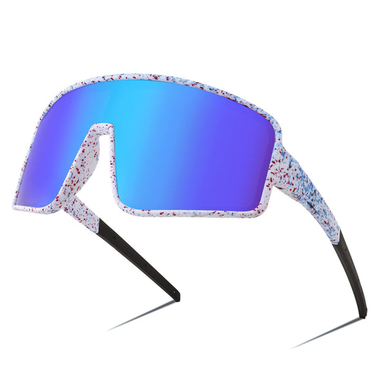 FEISEDY Sports Sunglasses, Polarized Oversized Shield for Women Men Youth, Baseball Cycling Running Outdoor Visor B2988