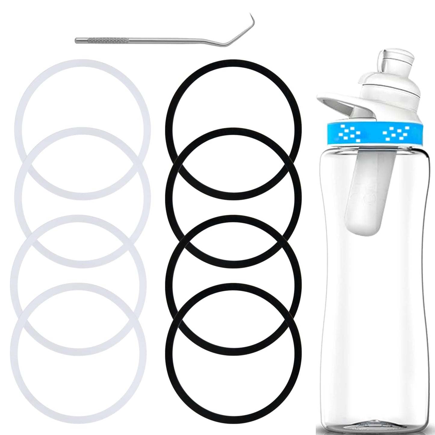 Generic 8 Pack Rubber Seal Replacement Compatible with cirkul,Suitable for cirkul Replacement Cover Sealing Gasket