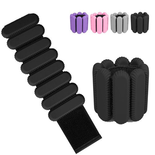 Wrist Weights, Adjustable Ankle Weights for Women (Set of 2,1lb Each), 2lbs Weighted Bands for Walking, Yoga, Cardio, Pilates