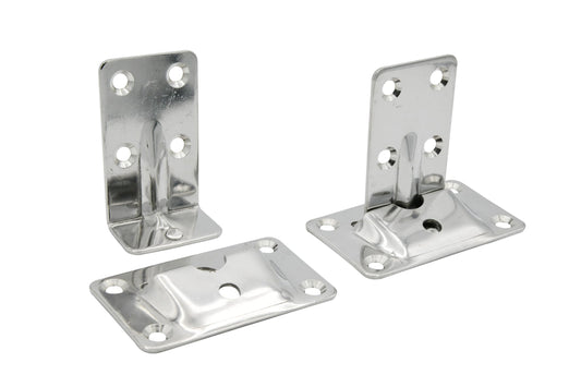 Vinland Marine 304 Stainless Steel mounting Table Brackets, Wall Mount Table Bracket, Marine Table Mount, Boat Cutting Board, Marine Grill