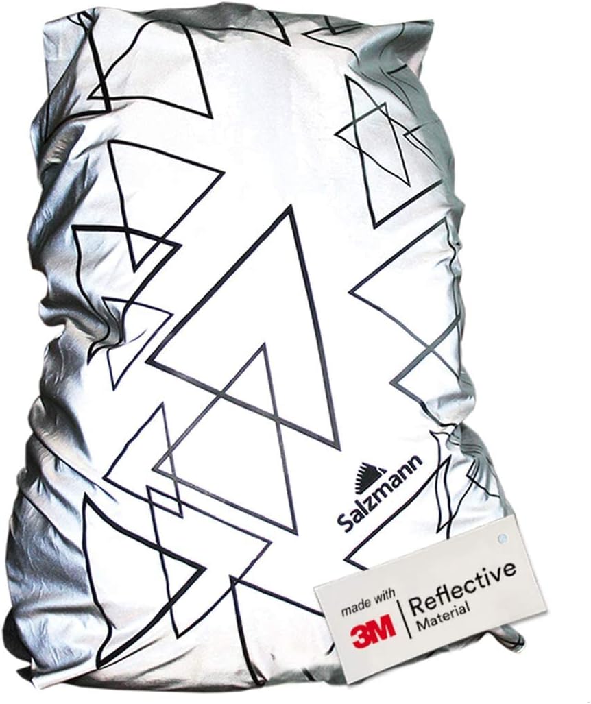 Salzmann Reflective Backpack Cover – High-Vis, Waterproof & weatherproof – Made with 3M Scotchlite