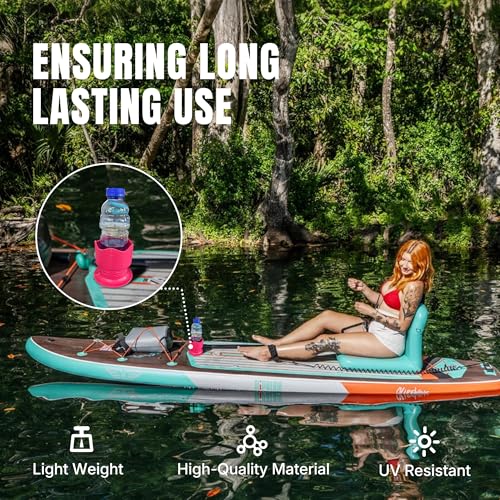 Niphean Paddle Board Cup Holder - Red, Versatile Watercraft Accessory