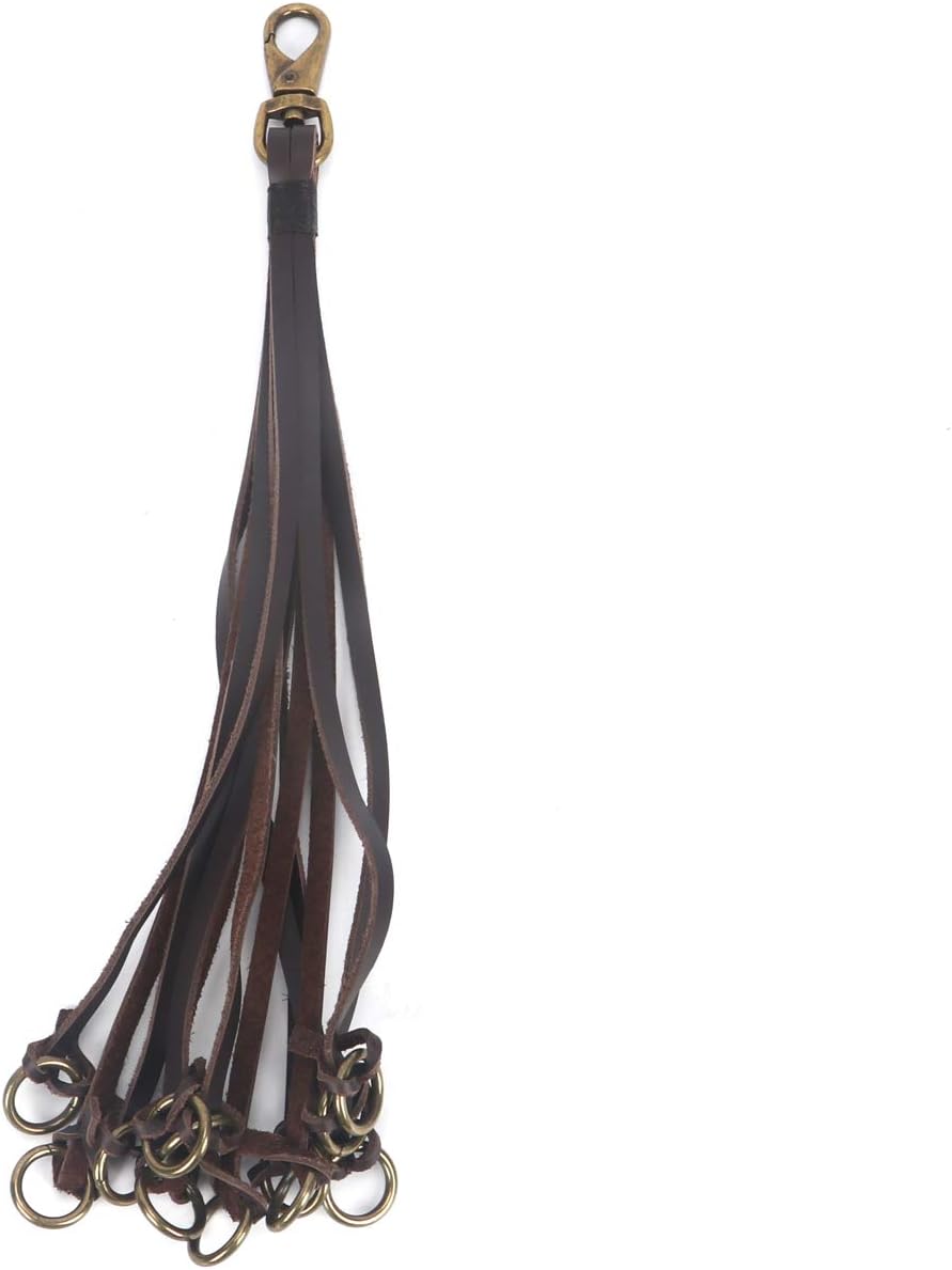 TOURBON Genuine Leather Hunting Duck Strap Game Carrier - Brown