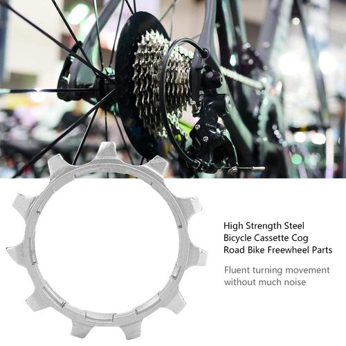 High Strength Steel, Cog Road Freewheel 10 Speed 11t Cassette cog Parts for Fixed Gear (9 Speed 11T) (10 speed-11T)