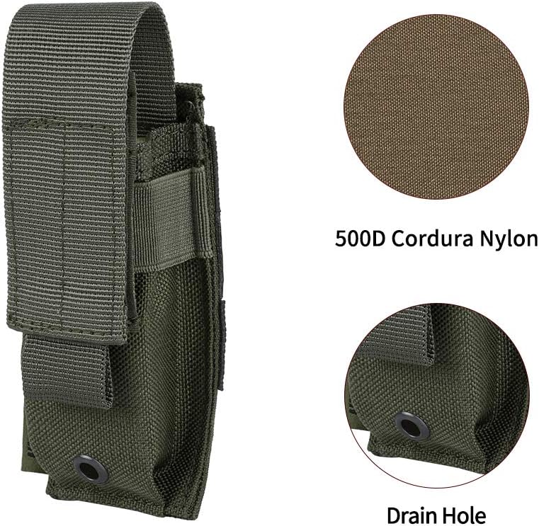 EXCELLENT ELITE SPANKER Molle Single/Double Pistol Mag Pouch Tactical Magazine Pouch Tool Organizer Holder