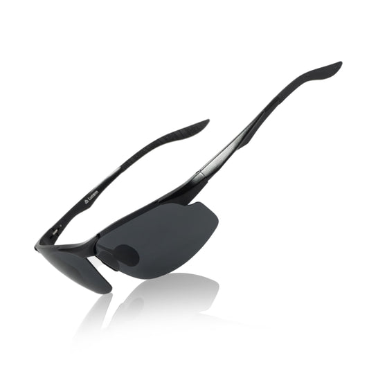 Lucern Unbreakable Polarized Sports Sunglasses, Breakproof Lens, Metal Frame, 100% UV Protection, HD Clarity, Lightweight 25 g (0.9 oz), Stylish, Comfortable, Adjustable Fit