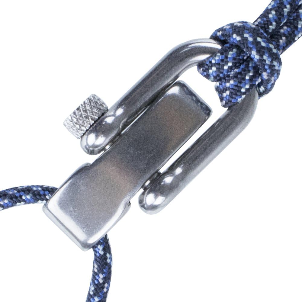 Paracord Planet Stainless Steel and Alloy B-Shackles, D-Shackles, O-Shackles, & U-Shackles for Paracord Survival Bracelets (Pack and Single Sizes)